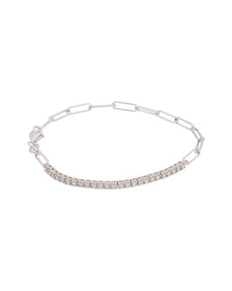 Meshmerise 18K Over Silver 0.33 ct. tw. Diamond Bracelet