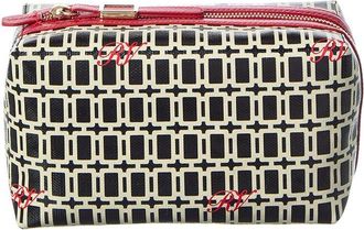 Roger Vivier Coated Canvas & Leather Pouch