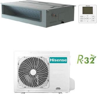 Hisense Climatizzatore Condizionatore Hisense Canalizzabile Serie Super R32 18000 btu ADT52UX4RCL8 inverter Classe a++/a+