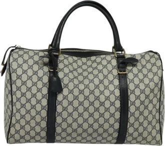 Gucci Pre-owned Leather gucci-bags - Dames - Vintage Handtas - Beige - ONE Size - Leer - Vintage