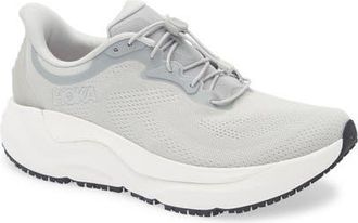 Hoka One One Arahi SR Sneaker in Stellar Grey /White at Nordstrom, Size 10.5