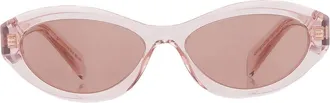 Prada Light Brown Ladies Sunglasses PR 26ZS 19Q10D 55