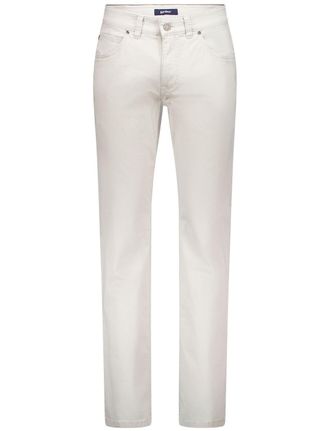 Gardeur broek 5-pocket katoen wit