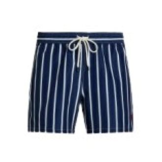 Polo Ralph Lauren Beachwear, male, Blue, Size: L Slftraveler Mid Trunk