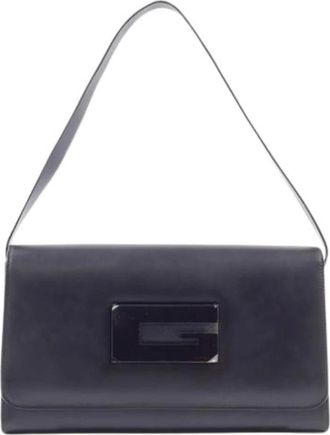 Gucci Pre-owned Shoulder Bags, female, Brown, Size: ONE SIZE Pre-owned Vintage Leather Shoulder Bag
