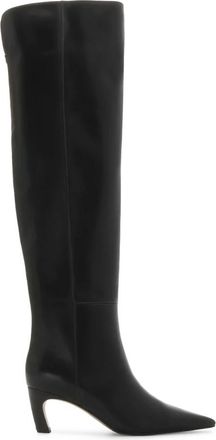 Kazar Musketeers Laarzen - Dames - Laarzen met Hak - Zwart - 37 EU - Leer - Schoenen