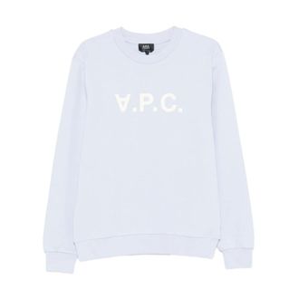A.P.C. A.p.c., Heren, Truien, Blauw, Maat: XS