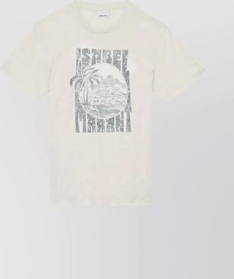 Isabel Marant graphic print crewneck short sleeve t-shirt