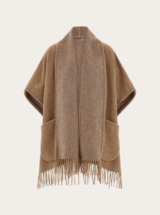 Ferragamo Women Cashmere cape Beige
