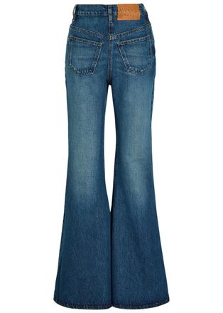 A.W.A.K.E Mode Mirror Flared-leg Jeans - Blue Denim - 40 (UK12 / M)