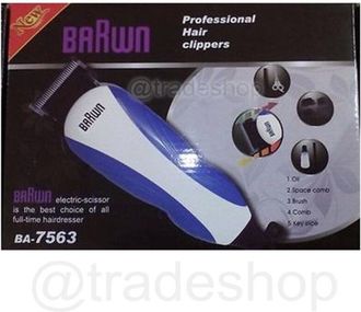 Trade Shop Trade Shop - Talla De Pelo Profesional Barwn Tama&ntilde;o El&eacute;ctrico Barba Razor Con Cable