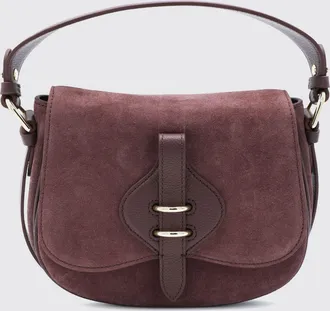 Coccinelle Borsa a spalla Mavery mini in pelle martellata con tracolla