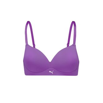 Puma Womens Soft Padded Bra, Astor Purple, B 70