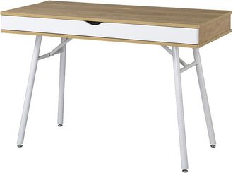 Techni Mobili Modern Multi Storage Computer Desk with Storage. Color: Pine