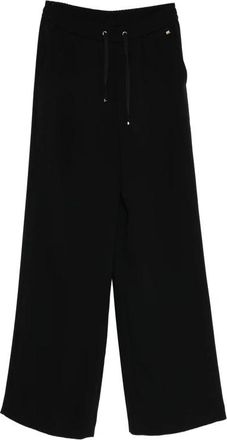 Herno Broek met trekkoord - Dames - Wijde Broeken - Blauw - M - Polyester - Broeken