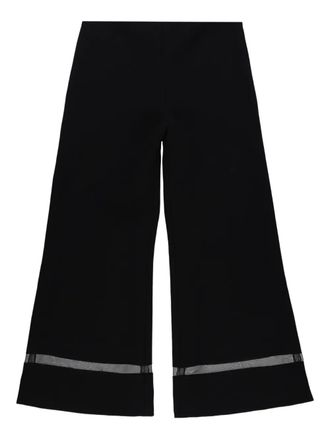 Khaite Wallace flared trousers - Black