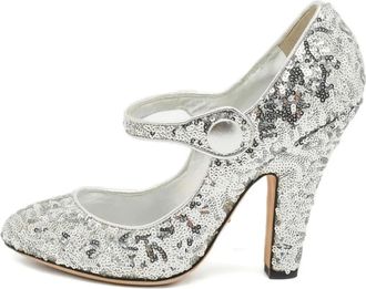 Dolce & Gabbana Pumps con paillettes 115mm - Grigio