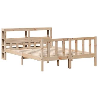 Berkfield Home Beautiful Bed Frame without Mattress 160x200 cm Solid Wood Pine in Light Tan