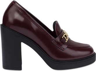 Love Moschino Leren pumps - Rood