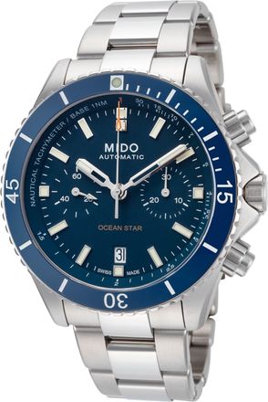 Mido Mens Ocean Star 44mm Watch M0266274404100