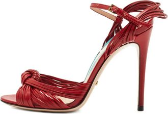 Gucci Sandali Allie con nodo - Rosso