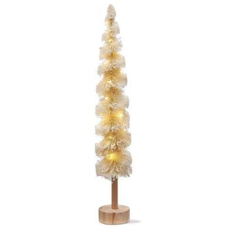 Tag Snowtipped Spiral Ivory Sisal Christmas Tree Decor in White at Nordstrom