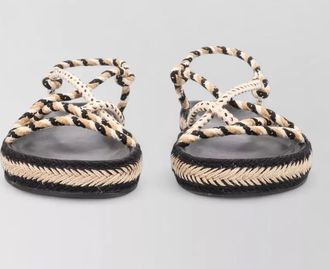 Isabel Marant sandals braided straps flat sole open toe