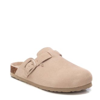 Xti Womens Refresh Collection Suede Clog Mule Flats