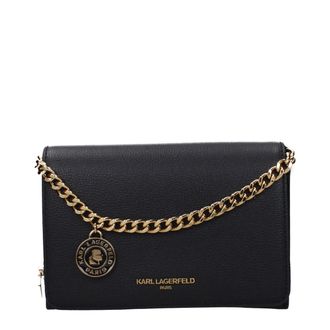 Karl Lagerfeld Black Polyethylene Womens Handbag