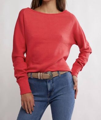 Free People Jess Long Sleeve Top In Salsa