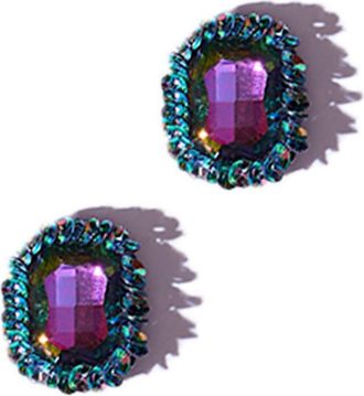 Simitri Iguana Earrings in Purple at Nordstrom