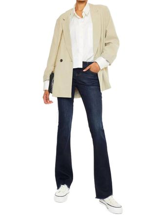 Kancan Annie Low Rise Bootcut Jeans In Dark