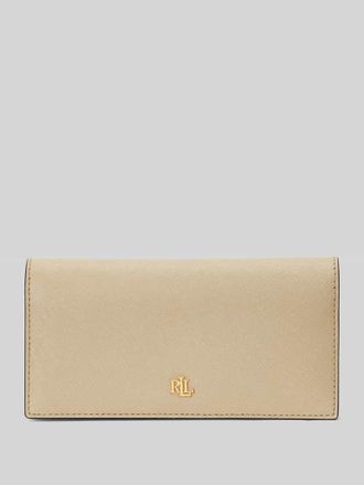 Lauren Ralph Lauren Portemonnaie aus echtem Leder in Beige, Gr&ouml;&szlig;e 1