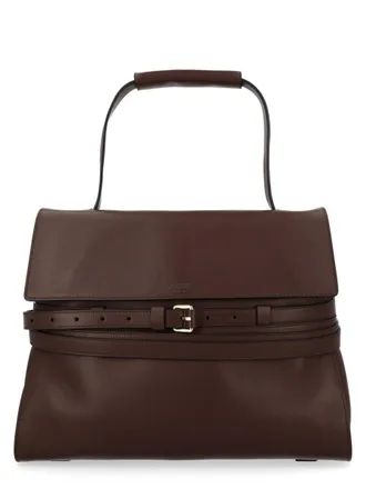 Moschino Tie Me Medium Fold-Over Handbag