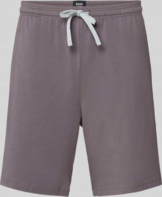 HUGO BOSS Regular Fit Shorts aus Baumwoll-Mix Modell MIix&Match in Taupe, Gr&ouml;&szlig;e XXL