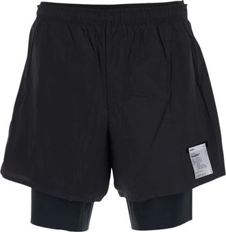 SATISFY Satisfy - TechSilk 8 Shorts - Heren - Sport - Zwart - Maat: XL Zijde