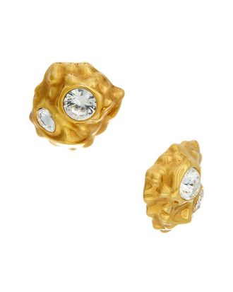 Oscar De La Renta Textured Scramble Stud Earrings