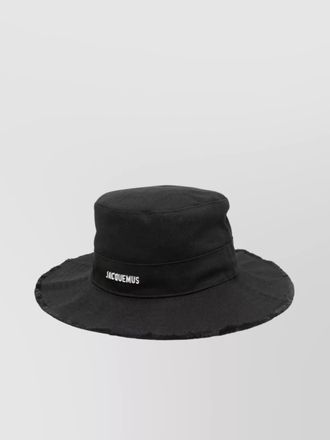 Jacquemus fringed edge artichoke bob hat