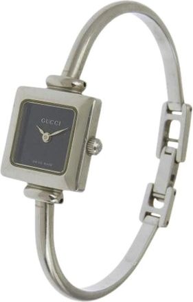 Gucci Pre-owned Vintage Polshorloge - Dames - Vintage Horloges - Zwart - ONE Size - Vintage