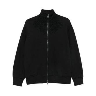 Ermanno Scervino Ermanno Scervino Sweaters Zwart - Dames - Sweatshirts & Hoodies - Zwart - Maat: XS Zijde