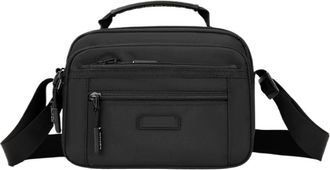 Generic Compatible For Mens Business Crossbody Bag - Multi compartment Design, Office and Leisure Shoulder(Black)