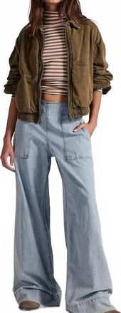 Free People Breezy Denim Pull On Pant In Dusk