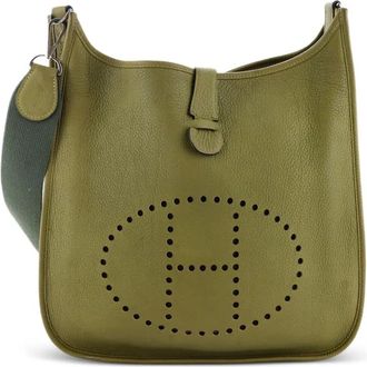 Herm&egrave;s Borsa a tracolla Evelyne Bag Gen II Clemence GM - Verde
