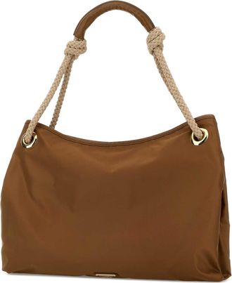 Prada Womens Caramel Fabric Shopping Bag Brandy Borse A Mano