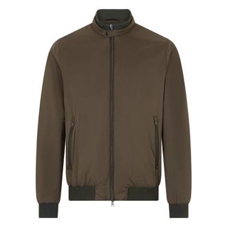 Herno Bomber Jackets, male, Brown, Size: 3XL Versatile bomber jacket in durable fabric khaki color
