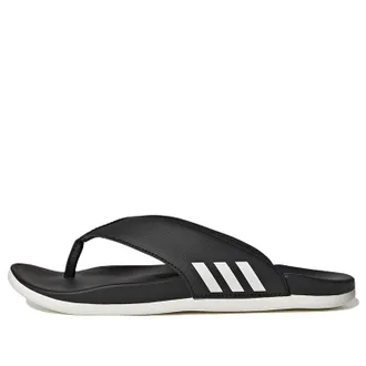 adidas (WMNS) adidas Adilette Comfort Flip Flop Black White HQ4458