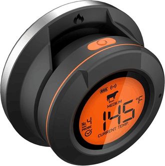 OEM Term&oacute;metro Bluetooth De 2 Cables Para Parrilla: Term&oacute;metro Inal&aacute;mbrico Para Carne, Sonda Para Cocinar Carne Y Horno. Sensor De Temperatura Preciso Par