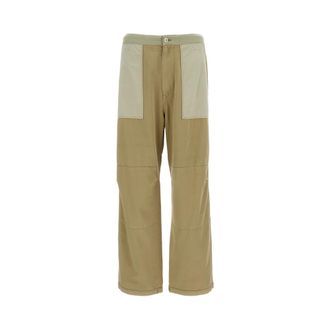 Maison Margiela Wide Trousers, male, Beige, Size: S Wide Trousers