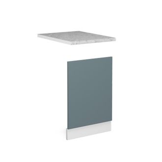 Vicco Panel Frontal R-line, Gris Azulado, 45 Cm, Et M&aacute;rmol