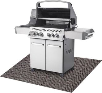 RugsX Magnus 1951 Estera Protectora Para Parrilla Para Terraza, Exterior - Beige Beige 140x200 Cm